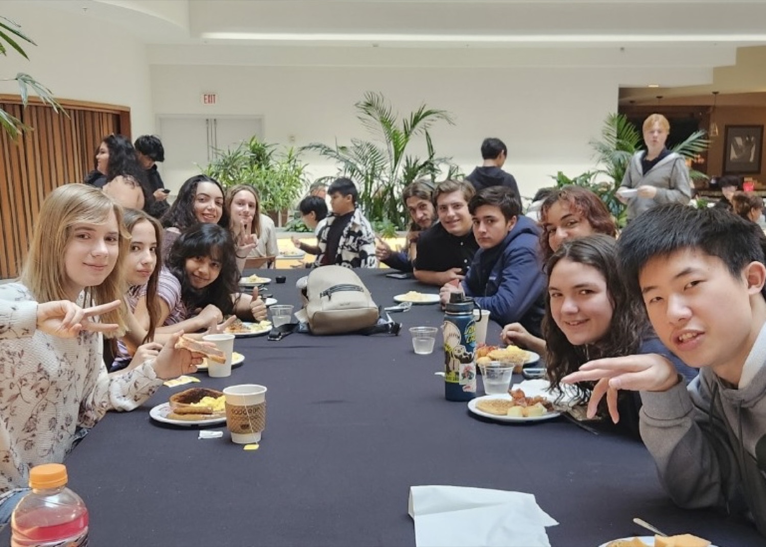 Friends sharing a meal